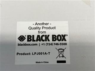 POE GIGABIT ETHERNET INJECTOR - ONE PORT, 802.3AT, BLACK BOX LPJ001A-T
